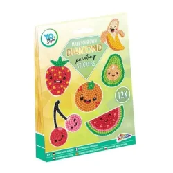 Diamond Painting Stickers Frugter 12 stk.